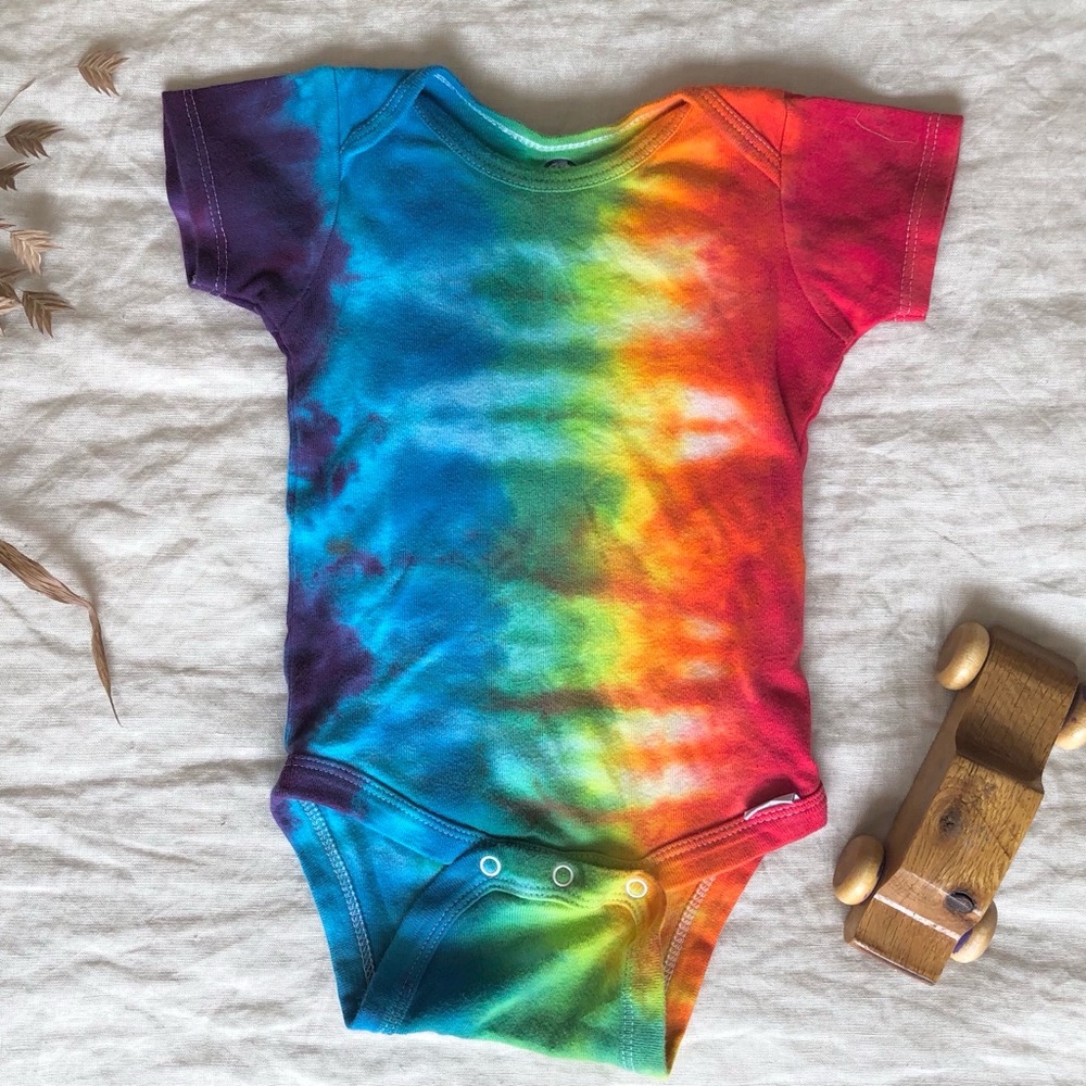 Rainbow Tie Dye Onesie